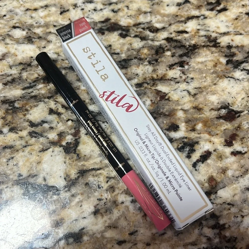 🌙💕Stila Rum Punch Intense Black Dual Ended Liquid Eyeliner